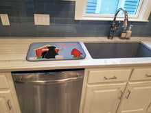 Load image into Gallery viewer, Dog House Collection Giant Schnauzer Dish Drying Mat – Absorbent, Artistic Kitchen Essentials BB2820DDM