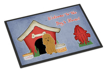 Load image into Gallery viewer, Dog House Collection Poodle Tan Doormat - 24x36 Decorative Floor Mat – Indoor/Outdoor Rug with Artistic Flair BB2823JMAT
