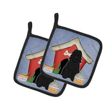 Load image into Gallery viewer, Dog House Collection Bouvier des Flandres Pot Holders - Set of 2 - Heat-Resistant Kitchen Essentials BB2828PTHD