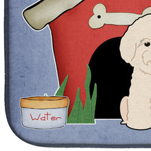 Load image into Gallery viewer, Dog House Collection Bichon Frise Dish Drying Mat – Absorbent, Artistic Kitchen Essentials BB2829DDM