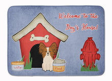 Load image into Gallery viewer, Dog House Collection Papillon Red White Machine Washable Memory Foam Mat BB2832RUG