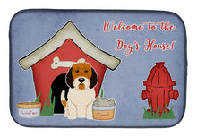 Load image into Gallery viewer, Dog House Collection Petit Basset Griffon Veenden Dish Drying Mat – Absorbent, Artistic Kitchen Essentials BB2833DDM