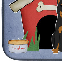 Load image into Gallery viewer, Dog House Collection Beauce Shepherd Dog Dish Drying Mat – Absorbent, Artistic Kitchen Essentials BB2834DDM