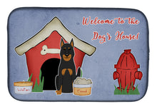 Load image into Gallery viewer, Dog House Collection Beauce Shepherd Dog Dish Drying Mat – Absorbent, Artistic Kitchen Essentials BB2834DDM