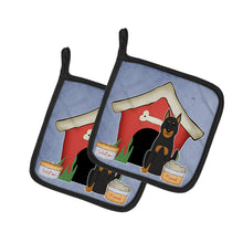 Load image into Gallery viewer, Dog House Collection Beauce Shepherd Dog Pot Holders - Set of 2 - Heat-Resistant Kitchen Essentials BB2834PTHD