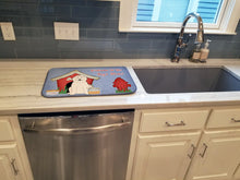 Load image into Gallery viewer, Dog House Collection Great Pyrenese Dish Drying Mat – Absorbent, Artistic Kitchen Essentials BB2837DDM