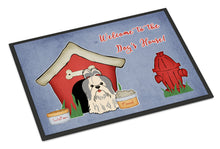 Load image into Gallery viewer, Dog House Collection Shih Tzu Silver White Doormat - 24x36 Decorative Floor Mat – Indoor/Outdoor Rug with Artistic Flair BB2839JMAT