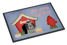 Load image into Gallery viewer, Dog House Collection Shih Tzu Black Silver Doormat - 24x36 Decorative Floor Mat – Indoor/Outdoor Rug with Artistic Flair BB2843JMAT