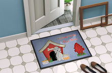 Load image into Gallery viewer, Dog House Collection Bedlington Terrier Blue Doormat - 24x36 Decorative Floor Mat – Indoor/Outdoor Rug with Artistic Flair BB2844JMAT