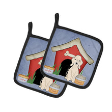 Load image into Gallery viewer, Dog House Collection Bedlington Terrier Sandy Pot Holders - Set of 2 - Heat-Resistant Kitchen Essentials BB2845PTHD
