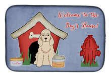 Load image into Gallery viewer, Dog House Collection Cocker Spaniel Buff Dish Drying Mat – Absorbent, Artistic Kitchen Essentials BB2848DDM