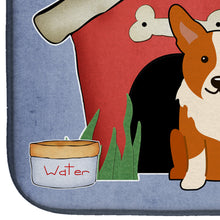 Load image into Gallery viewer, Dog House Collection Corgi Dish Drying Mat – Absorbent, Artistic Kitchen Essentials BB2854DDM