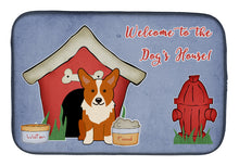 Load image into Gallery viewer, Dog House Collection Corgi Dish Drying Mat – Absorbent, Artistic Kitchen Essentials BB2854DDM