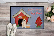 Load image into Gallery viewer, Dog House Collection Wire Fox Terrier Doormat - 24x36 Decorative Floor Mat – Indoor/Outdoor Rug with Artistic Flair BB2855JMAT