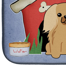 Load image into Gallery viewer, Dog House Collection Pekingnese Fawn Sable Dish Drying Mat – Absorbent, Artistic Kitchen Essentials BB2858DDM