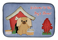 Load image into Gallery viewer, Dog House Collection Pekingnese Fawn Sable Dish Drying Mat – Absorbent, Artistic Kitchen Essentials BB2858DDM