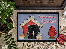 Load image into Gallery viewer, Dog House Collection Pekingnese Black Doormat - 24x36 Decorative Floor Mat – Indoor/Outdoor Rug with Artistic Flair BB2861JMAT