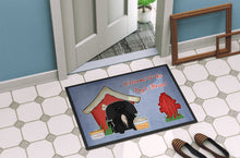 Load image into Gallery viewer, Dog House Collection Pekingnese Black Doormat - 24x36 Decorative Floor Mat – Indoor/Outdoor Rug with Artistic Flair BB2861JMAT