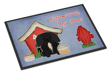 Load image into Gallery viewer, Dog House Collection Pekingnese Black Doormat - 24x36 Decorative Floor Mat – Indoor/Outdoor Rug with Artistic Flair BB2861JMAT