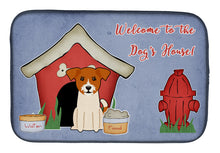 Load image into Gallery viewer, Dog House Collection Jack Russell Terrier Dish Drying Mat – Absorbent, Artistic Kitchen Essentials BB2862DDM