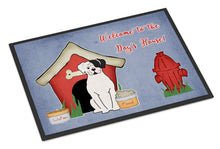 Load image into Gallery viewer, Dog House Collection White Boxer Cooper Doormat - 24x36 Decorative Floor Mat – Indoor/Outdoor Rug with Artistic Flair BB2868JMAT