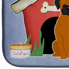 Load image into Gallery viewer, Dog House Collection Fawn Boxer Dish Drying Mat – Absorbent, Artistic Kitchen Essentials BB2869DDM