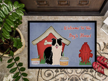 Load image into Gallery viewer, Dog House Collection Border Collie Black White Doormat - 24x36 Decorative Floor Mat – Indoor/Outdoor Rug with Artistic Flair BB2872JMAT