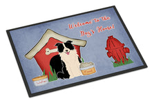 Load image into Gallery viewer, Dog House Collection Border Collie Black White Doormat - 24x36 Decorative Floor Mat – Indoor/Outdoor Rug with Artistic Flair BB2872JMAT