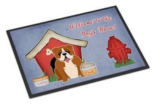 Load image into Gallery viewer, Dog House Collection English Bulldog Red White Doormat - 24x36 Decorative Floor Mat – Indoor/Outdoor Rug with Artistic Flair BB2874JMAT