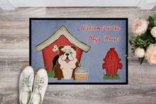 Load image into Gallery viewer, Dog House Collection English Bulldog Brindle White Doormat - 24x36 Decorative Floor Mat – Indoor/Outdoor Rug with Artistic Flair BB2875JMAT