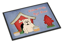 Load image into Gallery viewer, Dog House Collection English Bulldog White Doormat - 24x36 Decorative Floor Mat – Indoor/Outdoor Rug with Artistic Flair BB2877JMAT