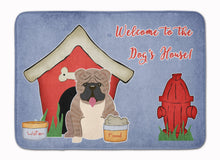 Load image into Gallery viewer, Dog House Collection English Bulldog Grey Brindle  Machine Washable Memory Foam Mat BB2880RUG
