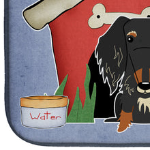 Load image into Gallery viewer, Dog House Collection Wire Haired Dachshund Dapple Dish Drying Mat – Absorbent, Artistic Kitchen Essentials BB2882DDM