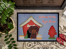 Load image into Gallery viewer, Dog House Collection Dachshund Chocolate Doormat - 24x36 Decorative Floor Mat – Indoor/Outdoor Rug with Artistic Flair BB2885JMAT