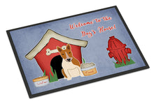 Load image into Gallery viewer, Dog House Collection Bull Terrier Red White Doormat - 24x36 Decorative Floor Mat – Indoor/Outdoor Rug with Artistic Flair BB2889JMAT