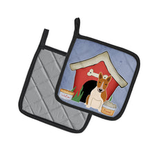 Load image into Gallery viewer, Dog House Collection Bull Terrier Red White Pot Holders - Set of 2 - Heat-Resistant Kitchen Essentials