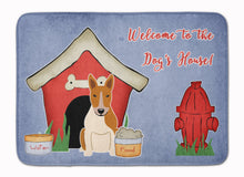 Load image into Gallery viewer, Dog House Collection Bull Terrier Red White Machine Washable Memory Foam Mat BB2889RUG