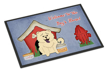 Load image into Gallery viewer, Dog House Collection Chow Chow White Doormat - 24x36 Decorative Floor Mat – Indoor/Outdoor Rug with Artistic Flair BB2894JMAT
