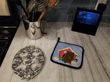 Load image into Gallery viewer, Dog House CollectionChow Chow Chocolate Pot Holders - Set of 2 - Heat-Resistant Kitchen Essentials