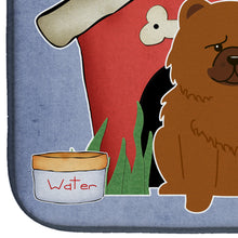 Load image into Gallery viewer, Dog House Collection Chow Chow Red Dish Drying Mat – Absorbent, Artistic Kitchen Essentials BB2896DDM