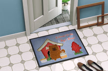 Load image into Gallery viewer, Dog House Collection Chow Chow Red Doormat - 24x36 Decorative Floor Mat – Indoor/Outdoor Rug with Artistic Flair BB2896JMAT