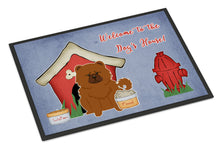 Load image into Gallery viewer, Dog House Collection Chow Chow Red Doormat - 24x36 Decorative Floor Mat – Indoor/Outdoor Rug with Artistic Flair BB2896JMAT