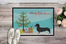 Load image into Gallery viewer, Dachshund Merry Christmas Tree Doormat - 18x27 Decorative Floor Mat – Indoor/Outdoor Rug with Artistic Flair BB2900MAT