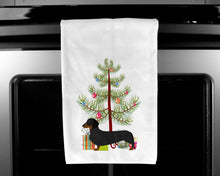 Load image into Gallery viewer, Dachshund Merry Christmas Tree Kitchen Towels – Set of 2 - Decorative &amp; Absorbent Cotton | BB2900WTKT