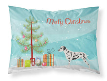 Load image into Gallery viewer, Dalmatian Merry Christmas Tree Fabric Standard Pillowcase – Artistic Decorative Front, White Back BB2901PILLOWCASE