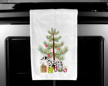 Load image into Gallery viewer, Dalmatian Merry Christmas Tree Kitchen Towels – Set of 2 - Decorative &amp; Absorbent Cotton | BB2901WTKT