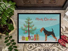 Load image into Gallery viewer, Welsh Terrier Merry Christmas Tree Doormat - 18x27 Decorative Floor Mat – Indoor/Outdoor Rug with Artistic Flair BB2903MAT