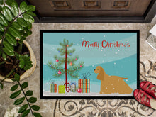 Load image into Gallery viewer, Cocker Spaniel Merry Christmas Tree Doormat - 18x27 Decorative Floor Mat – Indoor/Outdoor Rug with Artistic Flair BB2904MAT