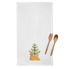 Load image into Gallery viewer, Cocker Spaniel Merry Christmas Tree Kitchen Towels – Set of 2 - Decorative &amp; Absorbent Cotton | BB2904WTKT