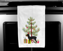 Load image into Gallery viewer, Toy Fox Terrier Merry Christmas Tree Kitchen Towels – Set of 2 - Decorative &amp; Absorbent Cotton | BB2905WTKT
